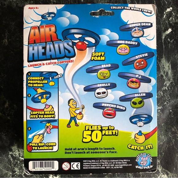 2013 Air Heads Launch & Catch Copters Hog Daddy - Picture 2 of 8